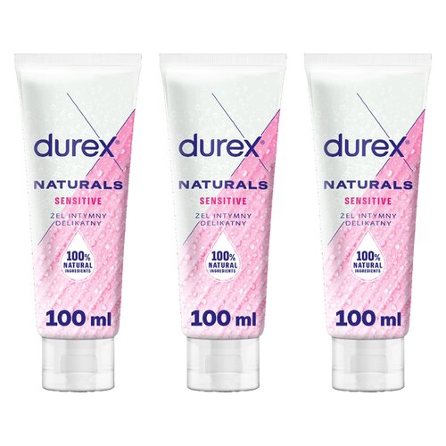 Żel intymny DUREX Sensitive 3 x 100 ml