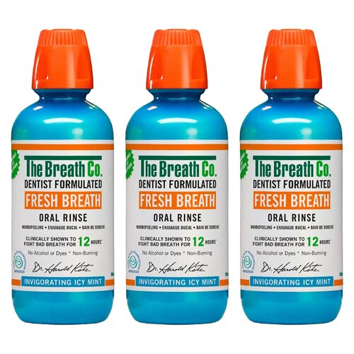 Płyn do płukania jamy ustnej THE BREATH CO Mroźna Mięta 3 x 500 ML