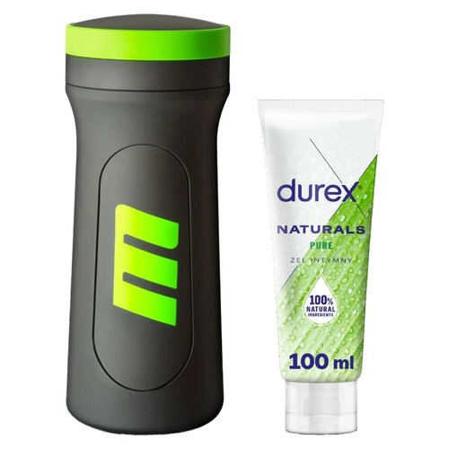 Masturbator BLUSH M for Men M2 Superior Stroker + Żel intymny DUREX Naturals Pure 100 ml