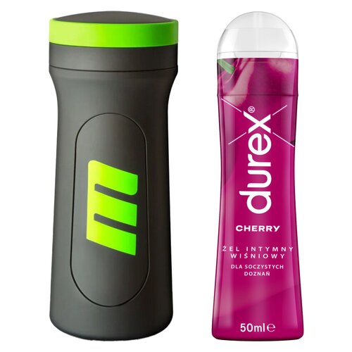 Masturbator BLUSH M for Men M2 Superior Stroker + Żel intymny DUREX Wiśniowy 50 ml