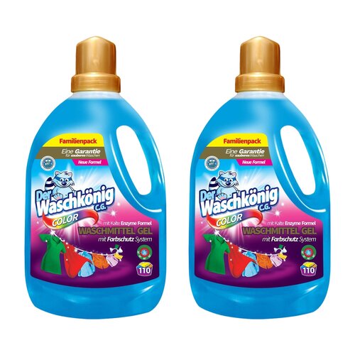 Żel do prania DER WASCHKONIG Color 2 x 3305 ml