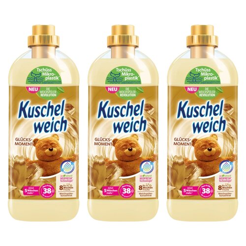 Płyn do płukania KUSCHELWEICH Glucksmoment Złoty 3 x 1000 ml