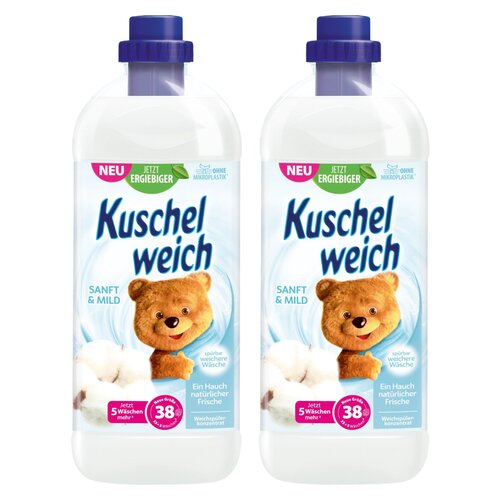 Płyn do płukania KUSCHELWEICH Sanft&Mild Biały 2 x 1000 ml