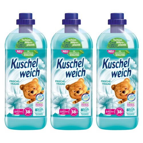 Płyn do płukania KUSCHELWEICH Frischetraum Turkusowy 3 x 1000 ml