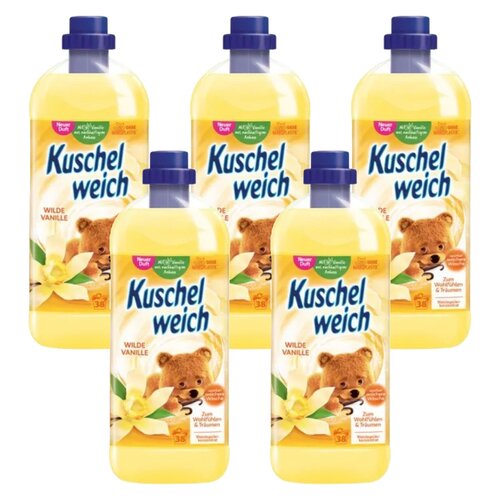 Płyn do płukania KUSCHELWEICH Wilde Vanille Żółty 5 x 1000 ml