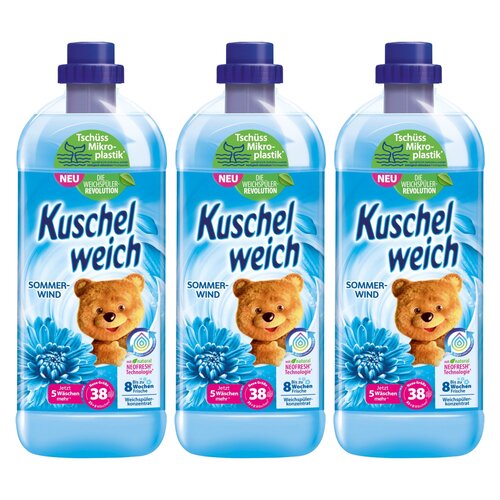 Płyn do płukania KUSCHELWEICH Sommerwind Niebieski 3 x 1000 ml