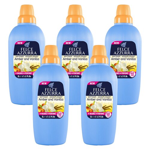 Płyn do płukania FELCE AZZURRA Amber i Vanilia 5 x 2000 ml