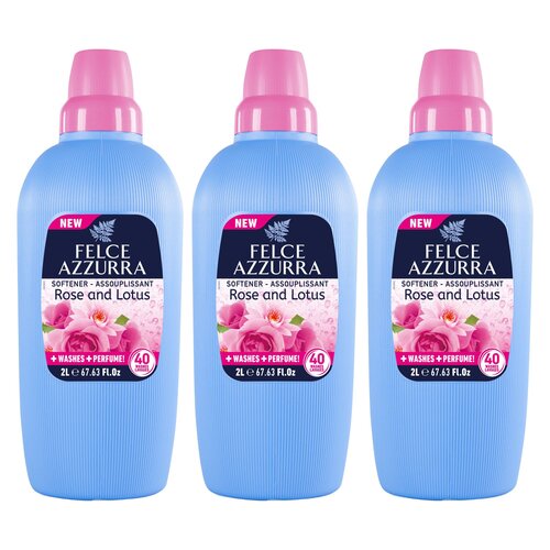 Płyn do płukania FELCE AZZURRA Róża i Lotos 3 x 2000 ml