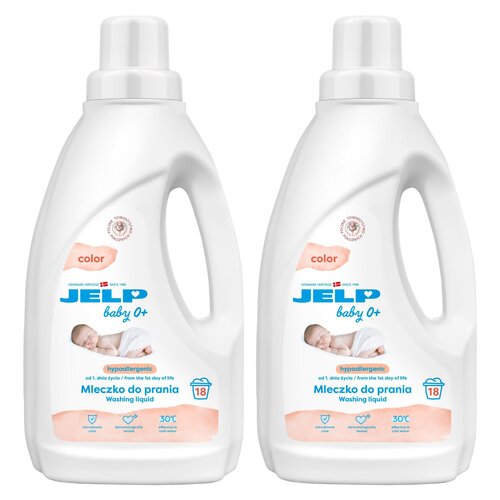 Płyn do prania JELP Baby 0+ Color 2 x 1500 ml