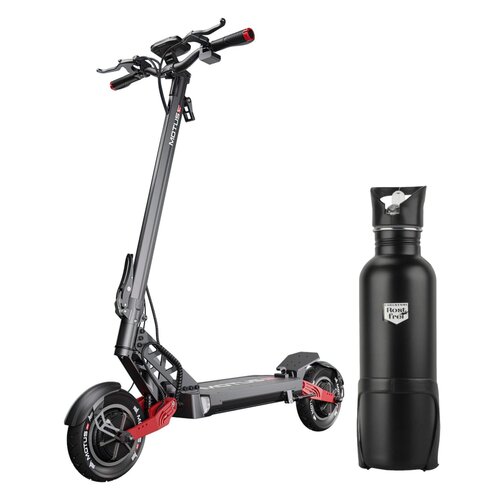 Hulajnoga MOTUS Motus PRO10 Sport Daytona 65km 2x1000W Amortyzacja 10" Czarny + Bidon termiczny FISCHER z uchwytem 86057 750 ml
