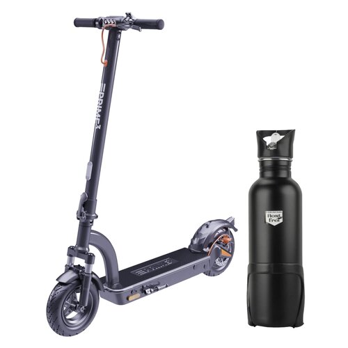 Hulajnoga elektryczna PRIME3 EES82 40km 350W Amortyzacja 10" Czarny + Bidon termiczny FISCHER z uchwytem 86057 750 ml