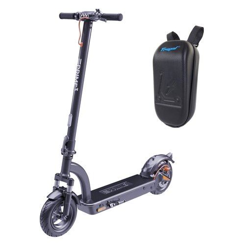 Hulajnoga elektryczna PRIME3 EES82 40km 350W Amortyzacja 10" Czarny + Torba na kierownicę FRUGAL V21