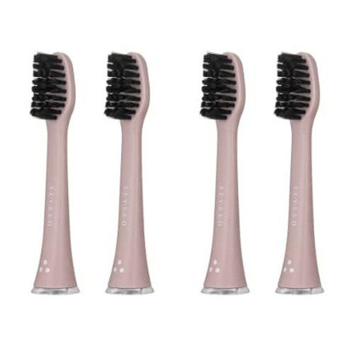 Oryginalna końcówka do szczoteczki SEYSSO Basic Color (4 szt.) Misty Rose (Docierają do trudno dostępnych miejsc)