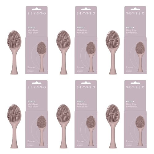 Oryginalna końcówka do szczoteczki SEYSSO Color Face Brush (6 szt.) Misty Rose