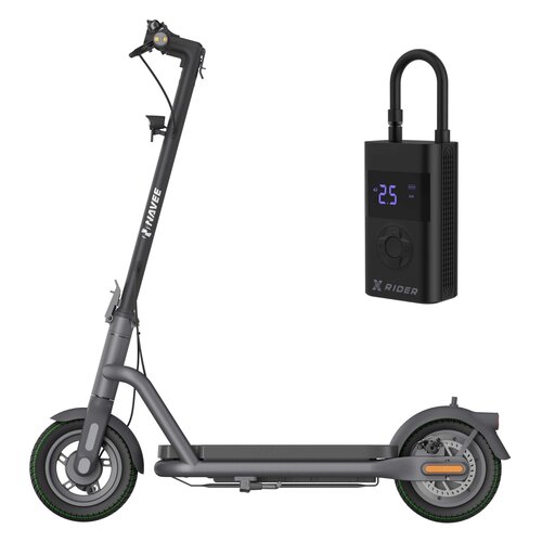 Hulajnoga elektryczna NAVEE N65I 65 km 450W 10.5'' Czarny + Pompka rowerowa XRIDER z funkcją powerbank XR00AP01