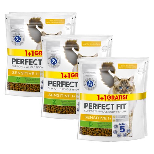 Karma dla kota PERFECT FIT Sensitive Indyk 6 x 750 g