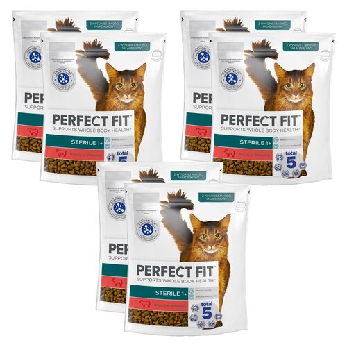 Karma dla kota PERFECT FIT Sterile Beef 6 x 750 g