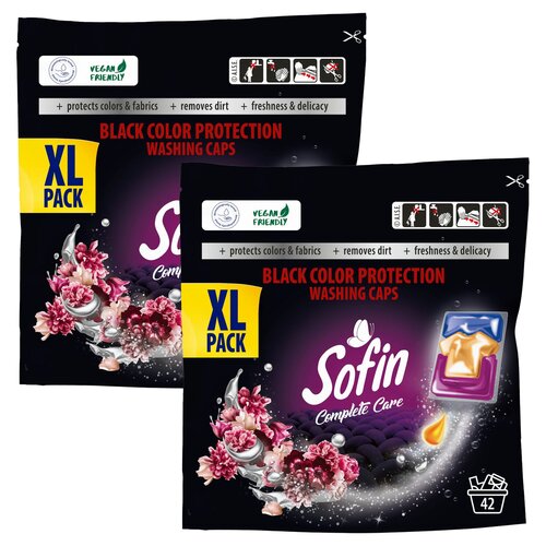 Kapsułki do prania SOFIN Complete Care Black Color Protection 84 szt.