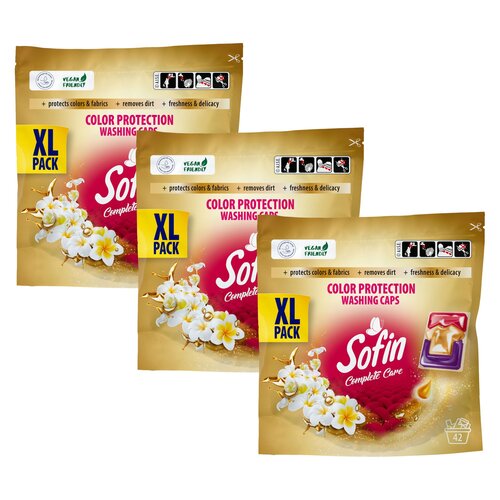 Kapsułki do prania SOFIN Complete Care Color Protection Washing 126 szt.