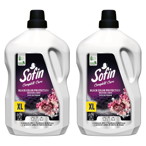 Płyn do prania SOFIN Complete Care Black Color Protection Washing Liquid 2 x 2500 ml
