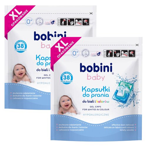 Kapsułki do prania BOBINI Baby 76 szt.