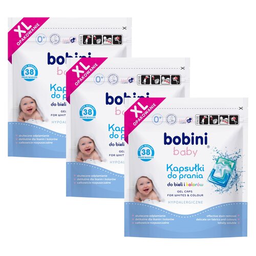 Kapsułki do prania BOBINI Baby 114 szt.