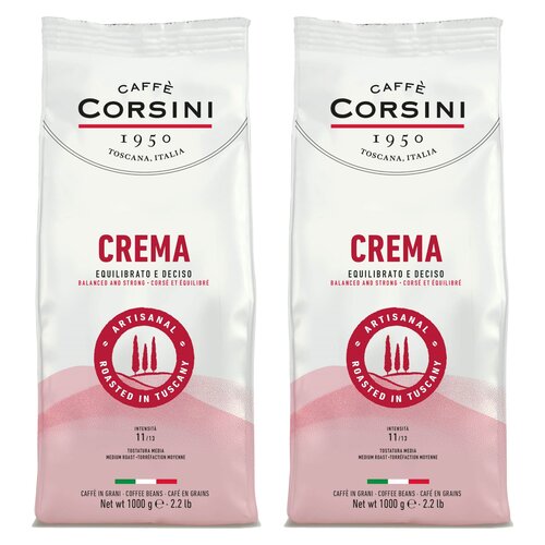 Kawa ziarnista CAFFE CORSINI Crema 2 x 1 kg