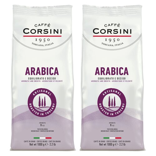 Kawa ziarnista CAFFE CORSINI Arabica 2 x 1 kg