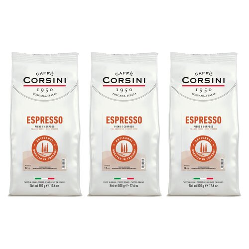Kawa ziarnista CAFFE CORSINI Espresso 3 x 0.5 kg