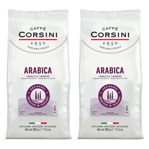 Kawa ziarnista CAFFE CORSINI Arabica 2 x 0.5 kg