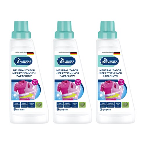 Płyn do płukania DR BECKMANN Neutralizator nieprzyjemnych zapachów 3 x 500 ml