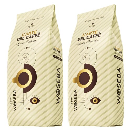 Kawa ziarnista WOSEBA L'arte del caffe Gusto Delicato 2 x 1 kg