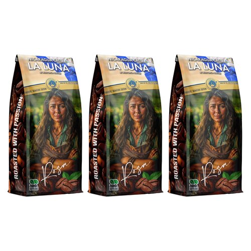 Kawa ziarnista BLUE ORCA COFFEE Nicaragua La Luna Crema Farmers 3 x 1 kg