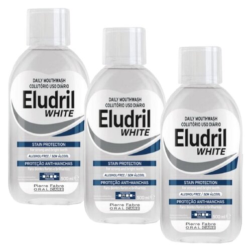 Płyn do płukania jamy ustnej ELUDRIL White 3 x 500 ml