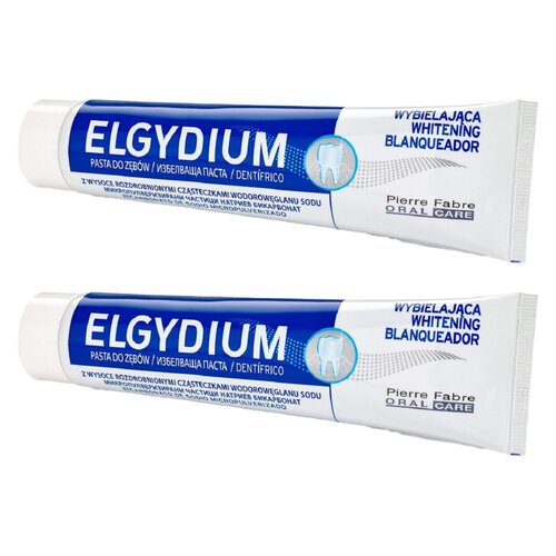 Pasta do zębów ELGYDIUM Wybielająca 2 x 75 ml