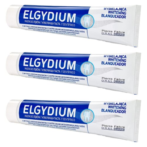 Pasta do zębów ELGYDIUM Wybielająca 3 x 75 ml