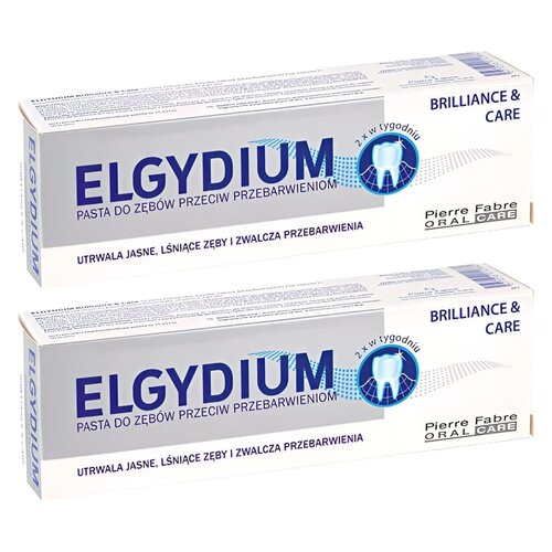 Pasta do zębów ELGYDIUM Brillance & Care 2 x 30 ml