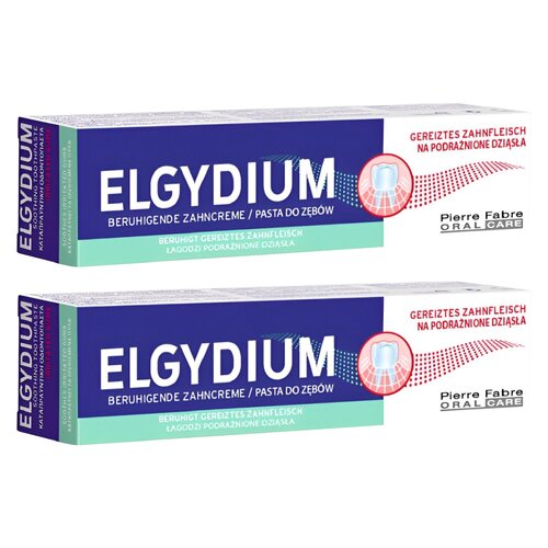 Pasta do zębów ELGYDIUM Podrażnione Dziąsła 2 x 75 ml