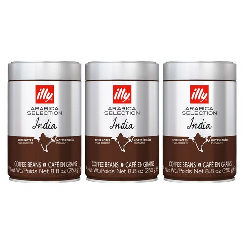 Kawa ziarnista ILLY Arabica Selection India 3 x 0.25 kg