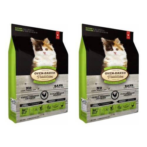 Karma dla kota OBT Cat Food Kitten Kurczak 2 x 2.27 kg