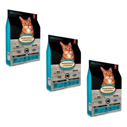 Karma dla kota OBT Cat Food Adult Ryba 3 x 1.13 kg