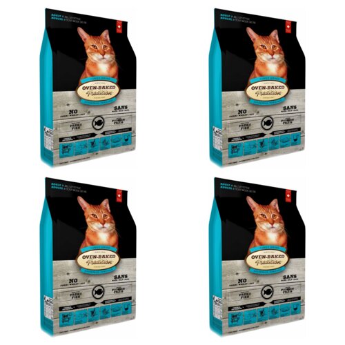 Karma dla kota OBT Cat Food Adult Ryba 4 x 2.27 kg