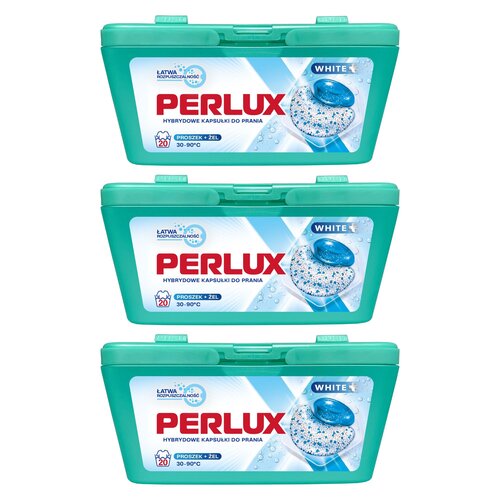 Kapsułki do prania PERLUX White Plus - 60 szt.