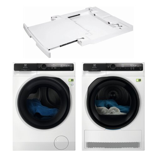 Pralka ELECTROLUX EW9F7607WCP ColourCare 900 11kg 1600 obr SoftWater + Suszarka ELECTROLUX EW9D787KCP z pompą ciepła + Łącznik ELECTROLUX E1WYHSK1