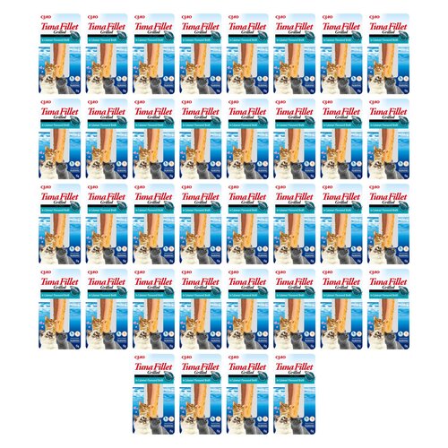 Przysmak dla kota INABA Filet z tuńczyka w bulionie z kalmarów 36 x 15 g