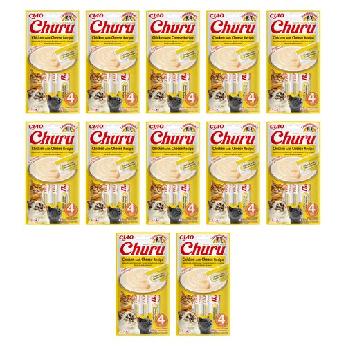 Przysmak dla kota INABA Ciao Churu Kurczak z serem 48 x 14 g