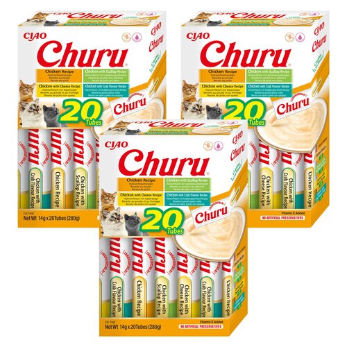 Przysmak dla kota INABA Ciao Churu Variety Kurczak 60 x 14 g