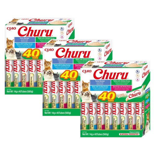 Przysmak dla kota INABA Ciao Churu Variety Tuńczyk 120 x 14 g
