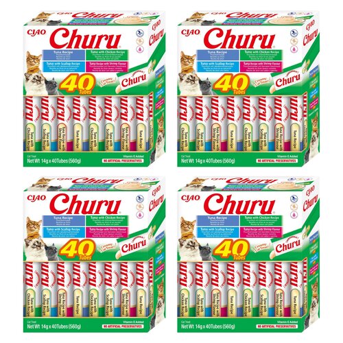 Przysmak dla kota INABA Ciao Churu Variety Tuńczyk 160 x 14 g