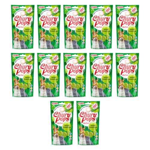Przysmak dla kota INABA Ciao Churu Pops Tuńczyk z kurczakiem 48 x 15 g